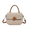 Moda Mayorista Transfronteriza Nicho Estilo Simple Bolso Cuadrado Pequeño Portátil Estilo Coreano Versátil para Viajes Cotidianos Temperamento Casual Bolso Cruzado para Mujer