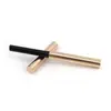 Plástico de alabanza al por mayor cosméticos aluminio tubo de lápiz labial tubo vacío color metálico redondo inyección tubo de lápiz labial material de embalaje