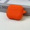 Adequado para Fone de Ouvido Bluetooth Sem Fio Apple Airpods3 Capa Protetora de Silicone Líquido Padrão Trançado Anti-Queda Capa para Fone de Ouvido