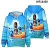 2024 Transfronterizo Nuevoastro Bot Universo Robot 3D Digital Casual Ropa para Adultos Niños Cos Sudadera con Capucha