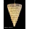 Novo Salão de Casamento Adereços de Ferro Lâmpada Prateada Eletrogalvanizada Lâmpada de Teto de Cristal Iluminação Adereços de Casamento Lustre de Corrente de Cristal