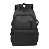 Mochila de Viaje Casual de Negocios de Color Puro para Hombres y Mujeres 2023 Nueva, Mochila Simple de Moda para Estudiantes Universitarios