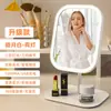 Espejo de Escritorio para Dormitorio Espejo de Tocador Espejo de Maquillaje LED con Luz para Iluminación Suplementaria y Aplicación de Maquillaje, Espejo de Maquillaje Plegable para Viaje en Casa