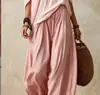Outono 2026 Novo Calça Wide Leg Europeia e Americana TikTok Versátil Moda Feminina Elegante Harem Solta Casual para Mulheres