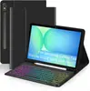 Aplicable para Funda Teclado Bluetooth Galaxy Tab A9+ Funda para Tableta Samsung de 11 pulgadas S6 lite Funda Retroiluminada de Colores