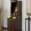 Armario de Altar para Uso Doméstico, Estatua de Buda, Mesa de Ofrendas para Adoración