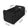 Caja de Almacenamiento para Maletero de Tela Oxford de 68L Seleccionada Cuidadosamente con Asa Caja de Almacenamiento Plegable Multifuncional para Coche