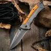 Cuchillo Plegable Portátil para Exteriores Cuchillo Plegable de Supervivencia para Acampar al Aire Libre