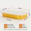 Caja rectangular con tapa, para hornear pescado, mariscos y para llevar; molde para hornear de papel de aluminio; extra grande, desechable y engrosado para asar al aire libre