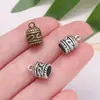 Polea Colgante de Plata Antigua Tapa de Peso de Aleación de Zinc Accesorios de Hebilla para Pulsera Colgante Vintage DIY Venta al por Mayor
