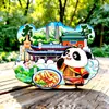 Shanxi Taiyuan Templo Jin Monte Wutai Buda Cultural e Criativo Madeira Tendência Nacional Cidade Imã de Geladeira Atração Turística Lembrancinha