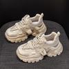 Zapatos de Caminar con Masajeador de Pies de Vibración e Impulso Magnético Multifuncionales para Mujer 2026 Otoño Más Vendidos Suela Gruesa Cuero Genuino Zapatos Tipo Papá