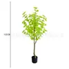 Árbol de Ginkgo Simulado de Pie en Maceta para Interior Oficina Árbol Falso Amarillo-Verde Ginkgo Árbol de la Suerte para Pedir Deseos Venta al por Mayor
