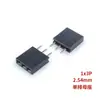 Passo 2,54MM fileira única plug reto header fêmea 1*3P/4/5/6/7/8/10/16-40P