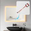 Sensor inteligente de bajo voltaje 5A 120W espejo de baño espejo de maquillaje luz LED interruptor sensor de atenuación táctil único
