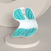 Cojín Ergonómico para Asiento con Soporte Lumbar Silla Estación de Trabajo de Oficina Artefacto para Estar Sentado Largo Soporte de Cintura Cojín de Respaldo Integrado