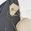 Bolso Pequeño de Alta Gama para Mujer 2025 Nueva Moda Popular Bolso Acolchado con Cadena Versátil Bolso de Hombro Cruzado Bolso Cuadrado Pequeño