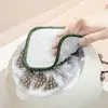 Paño de cocina Espesado Doble Cara Toalla para Lavar Platos Limpiador de Ollas Estropajo Absorbente Hilo de Seda Plata Algodón Limpieza de Cocina No Rayan la Olla