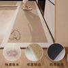 Tapetes de Cocina Transfronterizos Son a Prueba de Aceite y Resistentes a Manchas, Tapetes para Pies Domésticos de Lino Imitación Absorbentes de Aceite y Agua de Secado Rápido, Alfombras Largas de Cocina