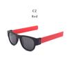Procesamiento y Personalización de Pulseras de Espejo Snap-On, Gafas, Gafas de Sol Plegables, Nuevas Gafas Unisex, Gafas de Sol de Moda para Conducir