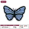 En Stock Envío Gratis Parche Pequeño de Mariposa Bordada Pasador Hecho a Mano Decoración DIY Parche Bordado para Ropa Bolsas Accesorios