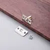 Topes de puerta de acero inoxidable, pestillos de madera para puertas de hotel KTV, mecanismos de puerta ocultos, topes superiores de cobre puro, topes de puerta y dispositivos de posicionamiento tipo tarjeta