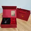 Flip 6 Caja de Regalo Rosas Caja de Empaque para Joyería Caja para Anillo de Collar Joyería Caja de Joyería Caja de Regalo para el Día de San Valentín