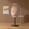Maniquí de Cabeza para Peluca Soporte de Exhibición de Sombreros de Espuma Perchero para Bufandas Soporte para Sombreros Perchero para Bufandas Tienda de Ropa para Mujer Maniquí de Cabeza con Pines