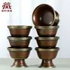 Buda Yuan Huifu Juego de Cuencos de Bronce Cuenco de Suministro de Agua para el Hogar Taza de Suministro de Agua Suministros de Buda Decoración del Hogar