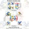 Película de Vidrio Creativa Linda de Pájaro Transfronteriza Xino Jdt-A656 para Decoración de Pared de Habitación Infantil, Dormitorio, Cocina, Baño