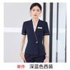 Traje de Verano de Manga Corta con Cuello en V para Mujer Camisa de Verano Camisa de Manga Corta Pantalones Falda Traje de Tres Piezas Ropa de Trabajo