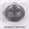 Longitud 15 mm Hebilla Decorativa Accesorios para Bolsos Redondos Hebilla de Zapato para Ropa Hebilla de Presión Accesorios Suministros Inserto de Flor para Zapato Etiqueta de Pin para Zapato Fábrica de 40 Años