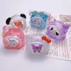 Nido de Mascota Animal Lindo de Dibujos Animados 3D Paisaje Miniatura DIY Adorno para Coche Llavero Colgante Bolsa Sorpresa Resina Linda