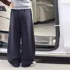 Ropa infantil coreana 2026 colección de otoño nueva: pantalones de chándal elegantes para niñas, pantalones casuales holgados de pierna ancha para niños mayores, modernos