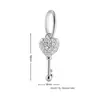 Colgantes de Animales Lindos Transfronterizos, Elementos Adorables de Oso y Delfín, Accesorios de Colgante de Acero Inoxidable Personalizados DIY Incrustados con Diamantes