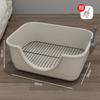 Bañera inodoro para perro valla alta red de hierro salpicadura de orina orinal para perro perro pequeño, mediano y grande mascota perro lavabo ventas directas de fábrica
