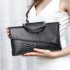 Bolsa de Festa de Luxo para Mulheres 2026 Nova Bolsa de Mão de Grande Capacidade para Banquete Padrão Crocodilo Moda Feminina Elegante Bolsa Transversal