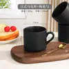 Caneca de cerâmica, xícara de café branca pura e simples para uso em casa, hotel, negócios, café da manhã, leite, café e chá