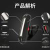 Luz trasera para bicicleta, luz de advertencia de carga USB para bicicleta, luz para bicicleta de montaña y carretera, luz trasera brillante Sirius