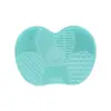 Almohadilla de Limpieza para Cepillos Apple de Silicona Almohadilla de Limpieza para Cepillos de Silicona con Ventosa Almohadilla de Limpieza para Brochas de Maquillaje Almohadilla de Limpieza para Brochas de Belleza