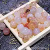 Ágata calcedônia oceânica contas redondas ágata flor de grama contas soltas pulseira semiacabada DIY materiais para joias atacado