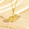 Colar Cruzado Novo Estilo Luxo Leve Esmalte Gota Diamante Cravejado Coração Futebol Flor Nicho Alto Padrão Versátil Corrente para Suéter DIY