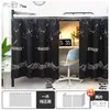 Cortinas de cama, cortinas para mesa de dormitório e cercado de cama, cortinas de dormitório, cortinas para cama de estudante, cortinas blackout para beliches inferiores e superiores