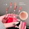 Gege Bear Polvo Bruma Labial Esponjoso Barro Labial Delicado y Suave Mate Mate Sencillo Sedoso Lipstick de Belleza Transfronteriza para Mujeres