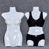 [Una flor] Molde de exhibición de media figura del diafragma torácico para adultos, modelo de exhibición de ropa, modelo del diafragma torácico femenino