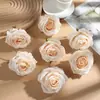 X 7cm Cabeça de Flor de Rosa Grande Artificial Retrô Flor de Seda Estilo Antigo Acessório de Cabelo DIY Acessórios de Flores Artificiais para Casamento Arte Floral