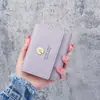 Nueva Cartera para Mujer Cartera Corta Mini Margarita Billetera Pequeña Plegable Estudiante Delgada Moda Suave Cartera Cartera