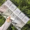 26 Pares de Meias Esportivas de Algodão Kaison Outono/Inverno Masculinas e Femininas de Cano Médio em Cores Frescas de Aveia, Simples e Versáteis
