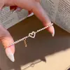 Pulsera Calada de Rombo de Circonita Transfronteriza Europea y Americana, Joyería de Mano Exquisita de Lujo Ligero de Alta Gama, Personalidad, Banda para la Mano, Temperamento, Versátil para Mujeres