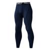 Pantalones deportivos ajustados para hombre, para fitness, running, de compresión de secado rápido, para baloncesto, fútbol, con lunares blancos